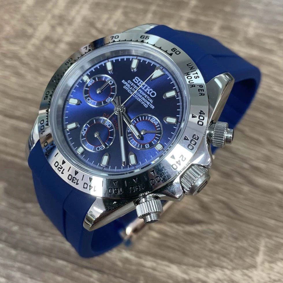 Chronograph Series - Blue Rubber Blue Steel