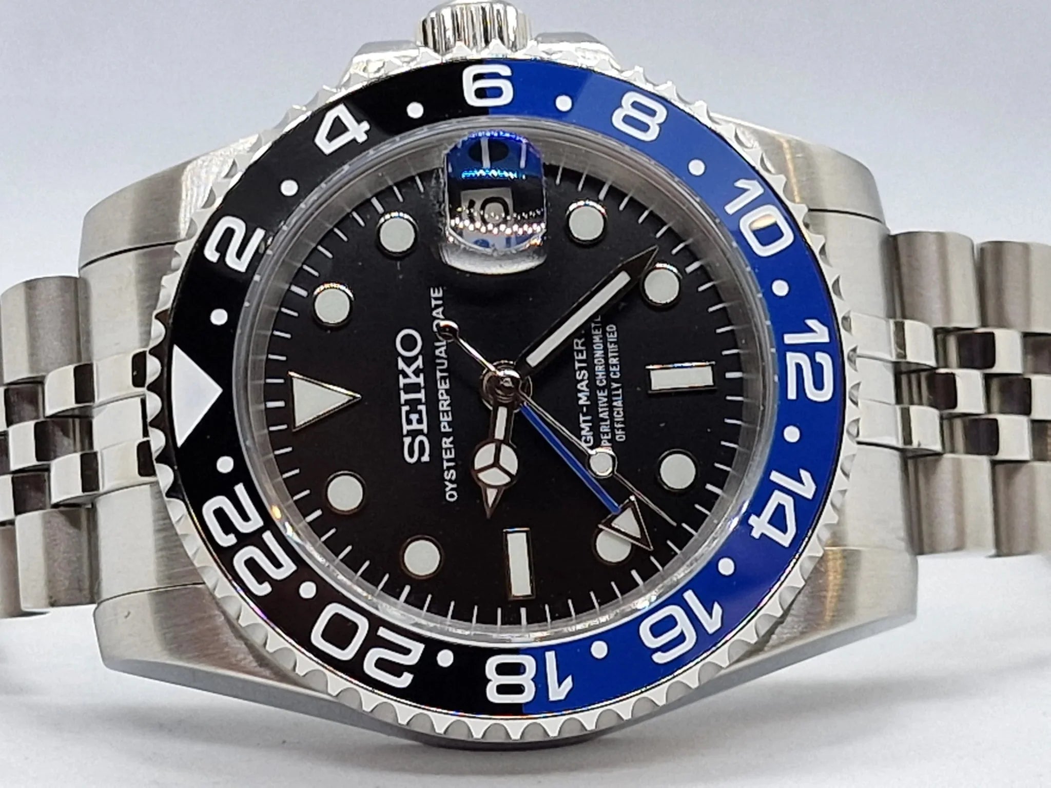 Dual Time Series - Black Blue Steel 5 Link