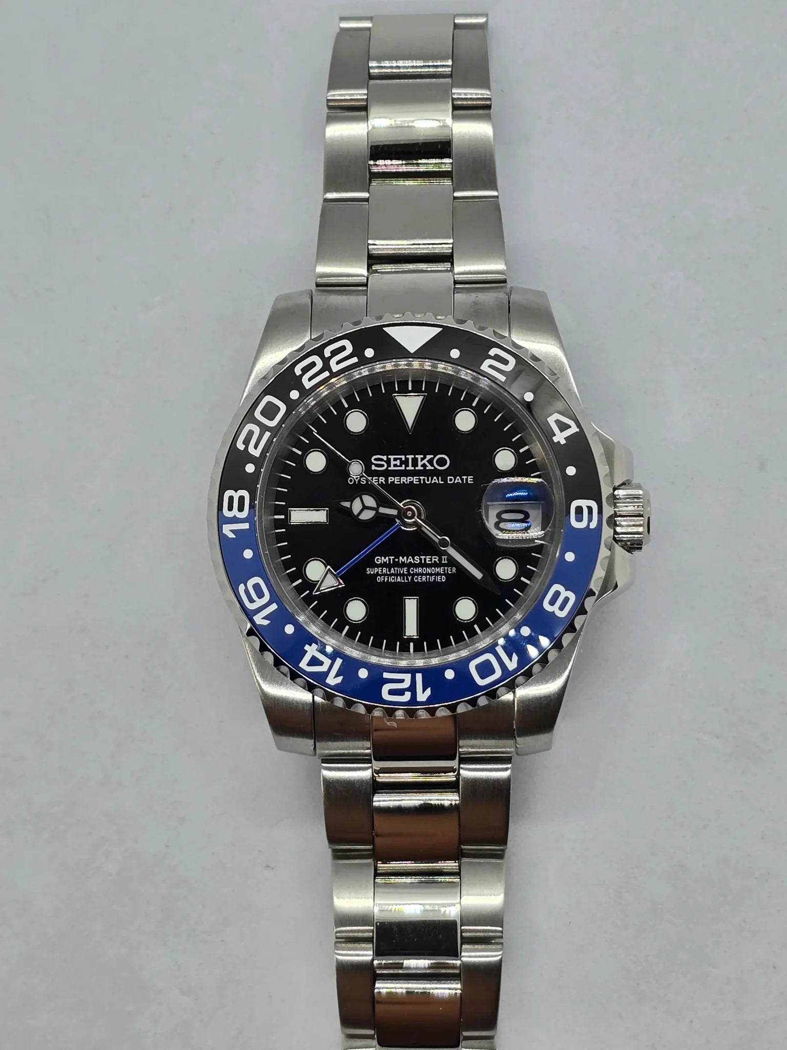 Dual Time Series - Blue Black Steel 5 Link 3 Link