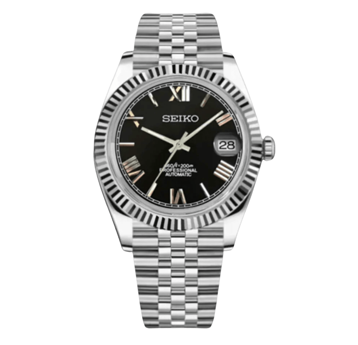Classic Series - Grey Roman Dial Steel Lux Edition Kopie