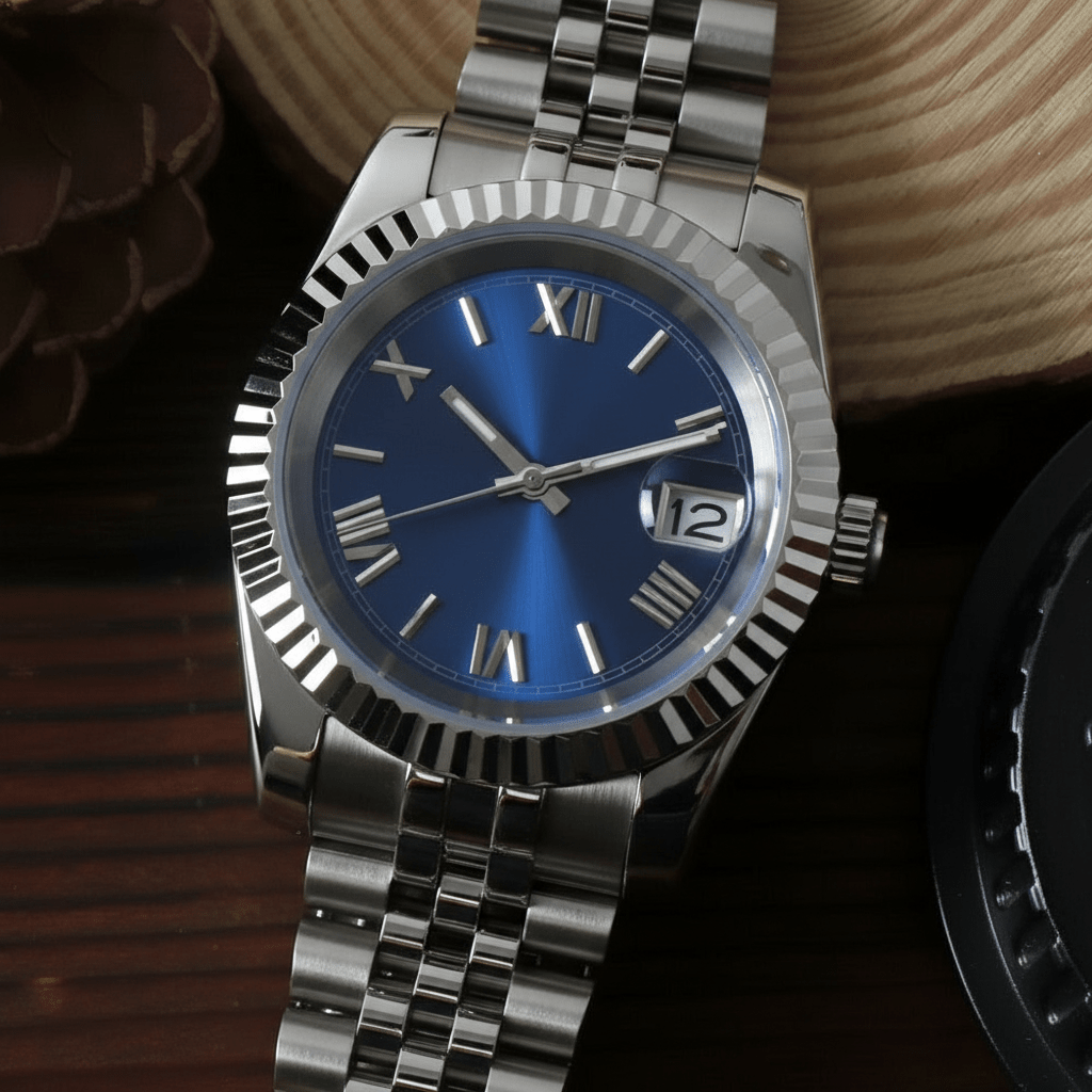 Classic Series - Blue Roman Dial Steel