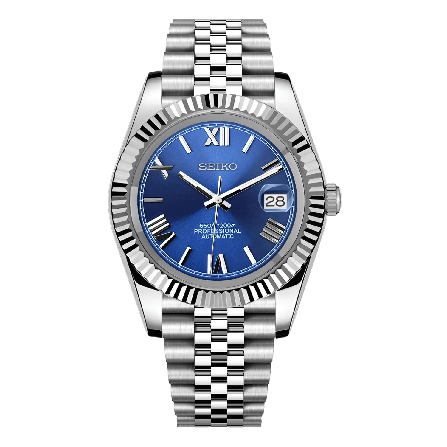 Classic Series - Blue Roman Dial Steel