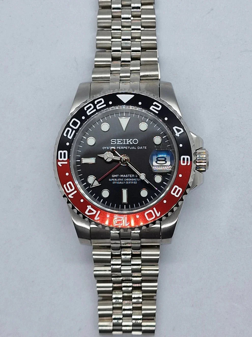 Dual Time Series - Red Black Steel 5 Link