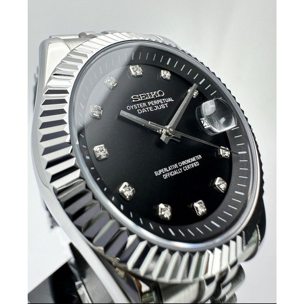 Classic Series - Black Diamond Dial Steel