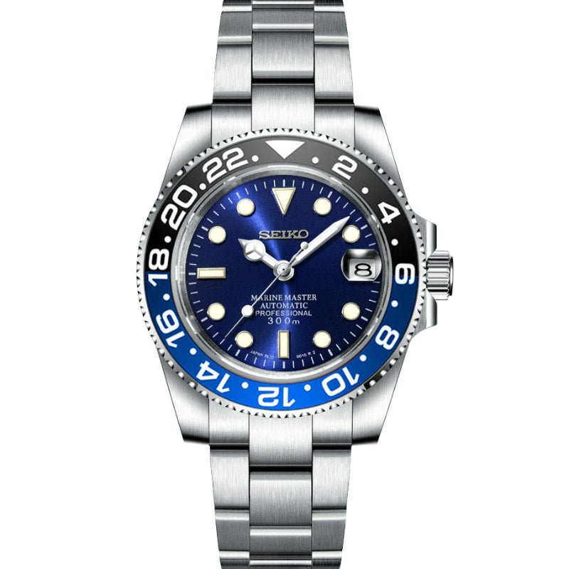 Dual Time Series - Ocean Blue