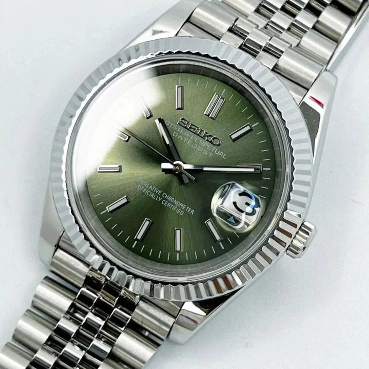 Classic Series - Green Dial Steel