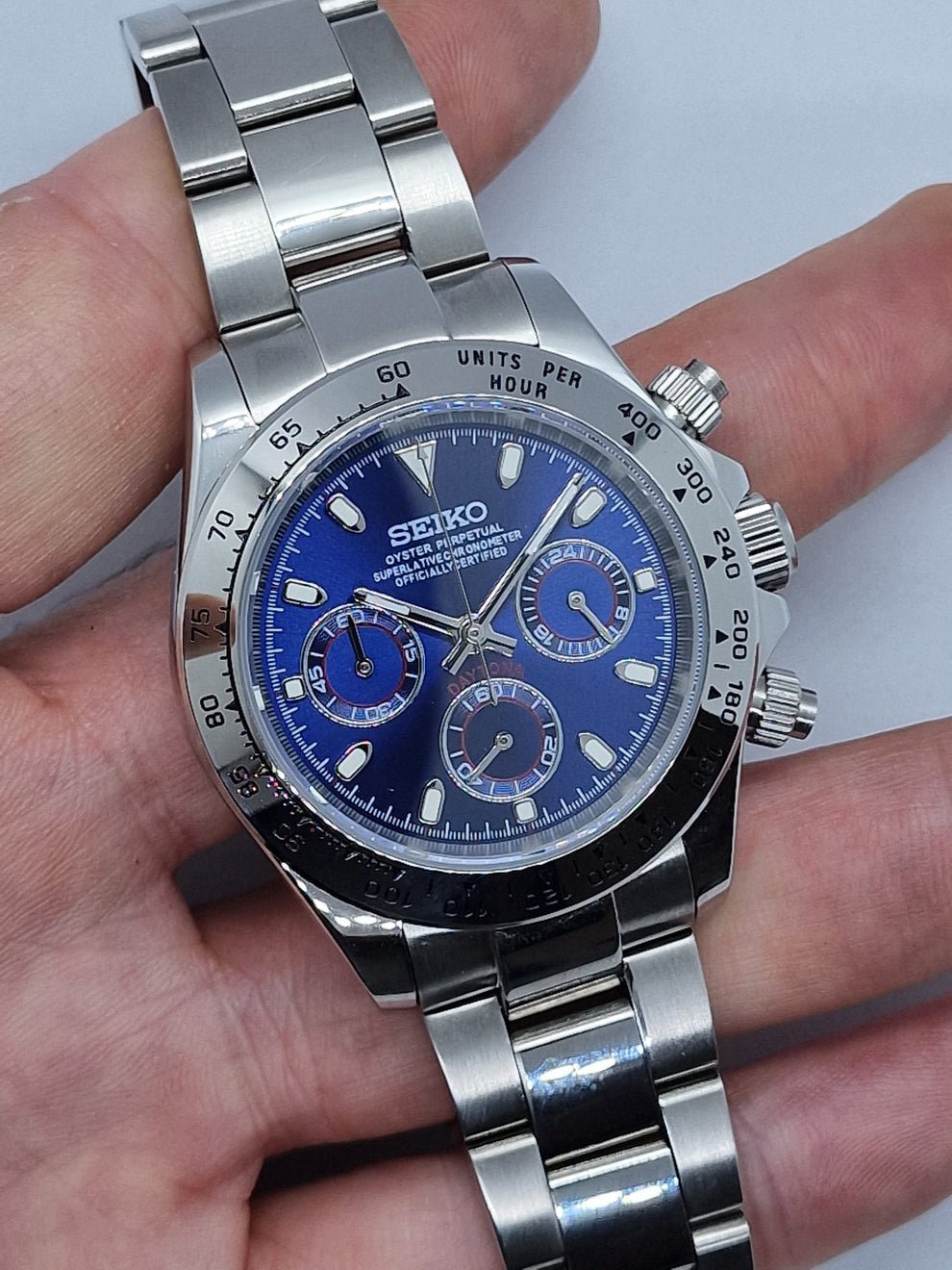 Chronograph Series - Steel Navy