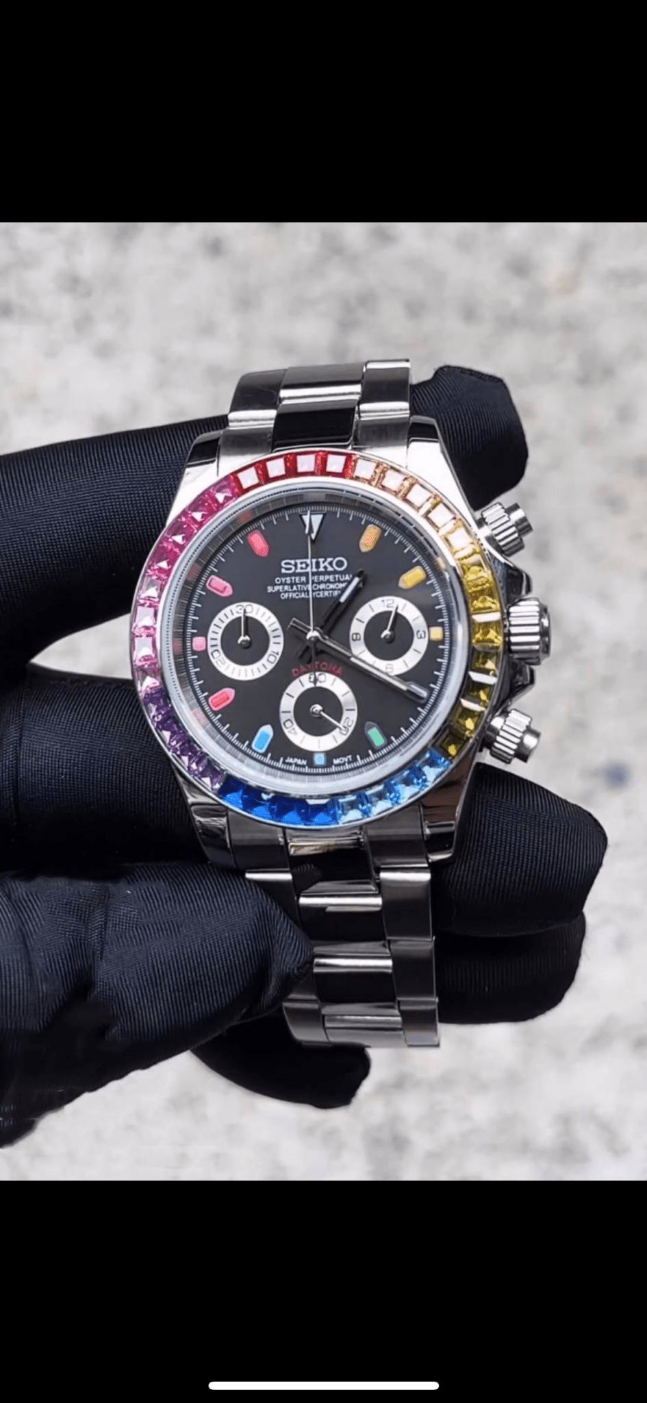 Chronograph Series - Steel Rainbow