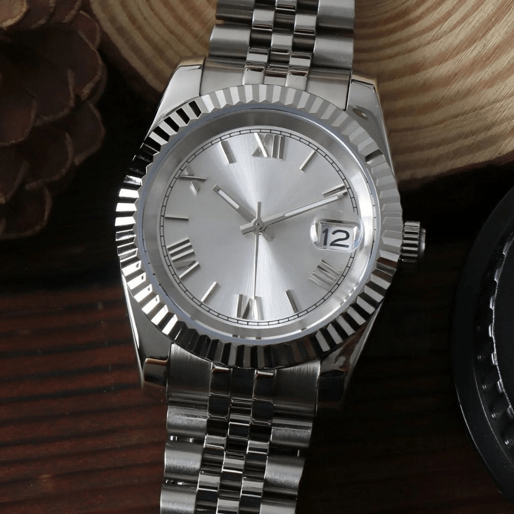 Classic Series - Steel White Roman Dial Steel