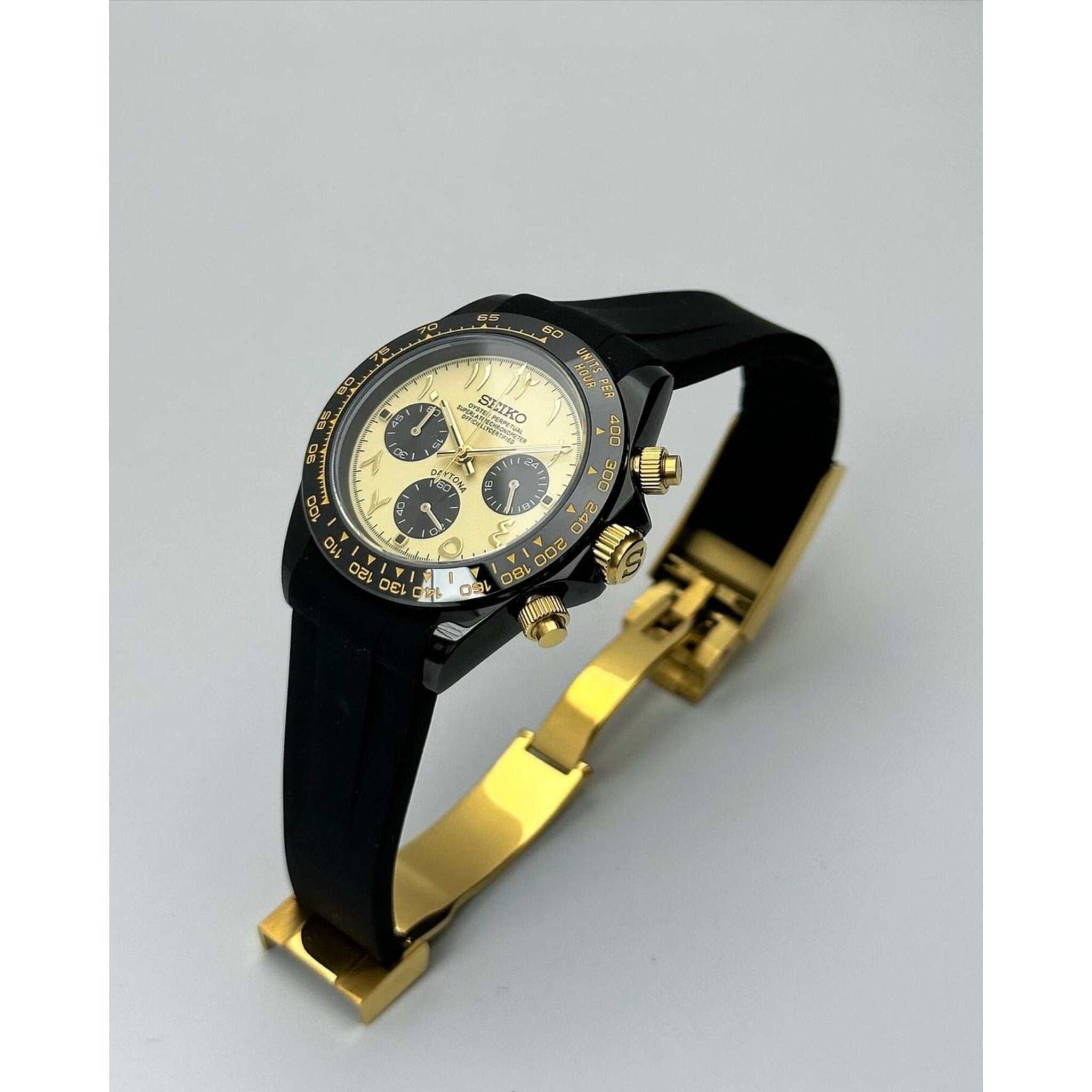 Chronograph Series - Yellow Arabic