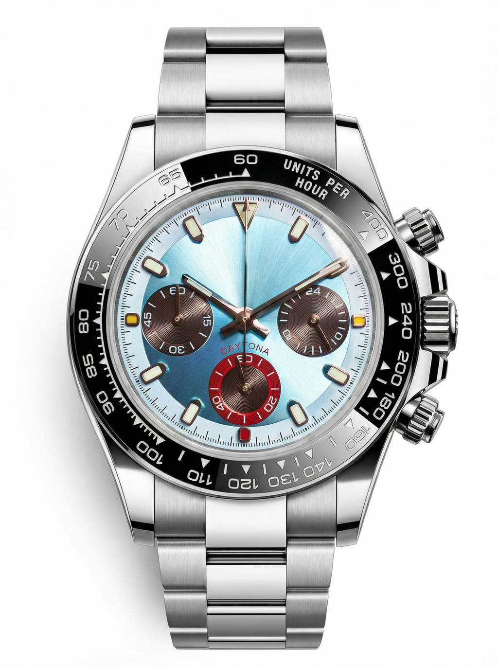 Tona Mod – Steel · Abalone Dial – 40mm – Chronograph
