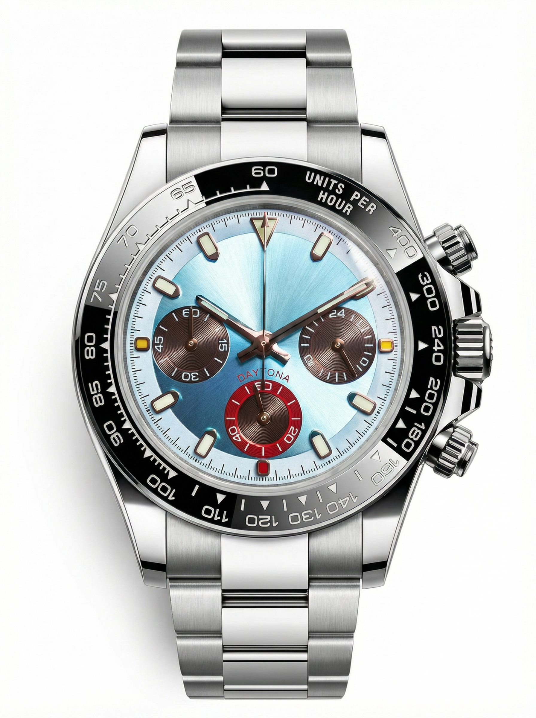 Tona Mod – Steel · Abalone Dial – 40mm – Chronograph