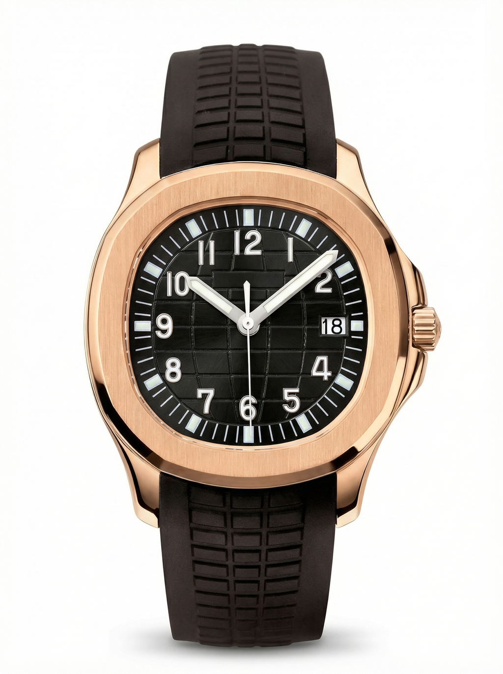 Aqua Mod – Rose Gold Black Dial – 41mm – Automatic