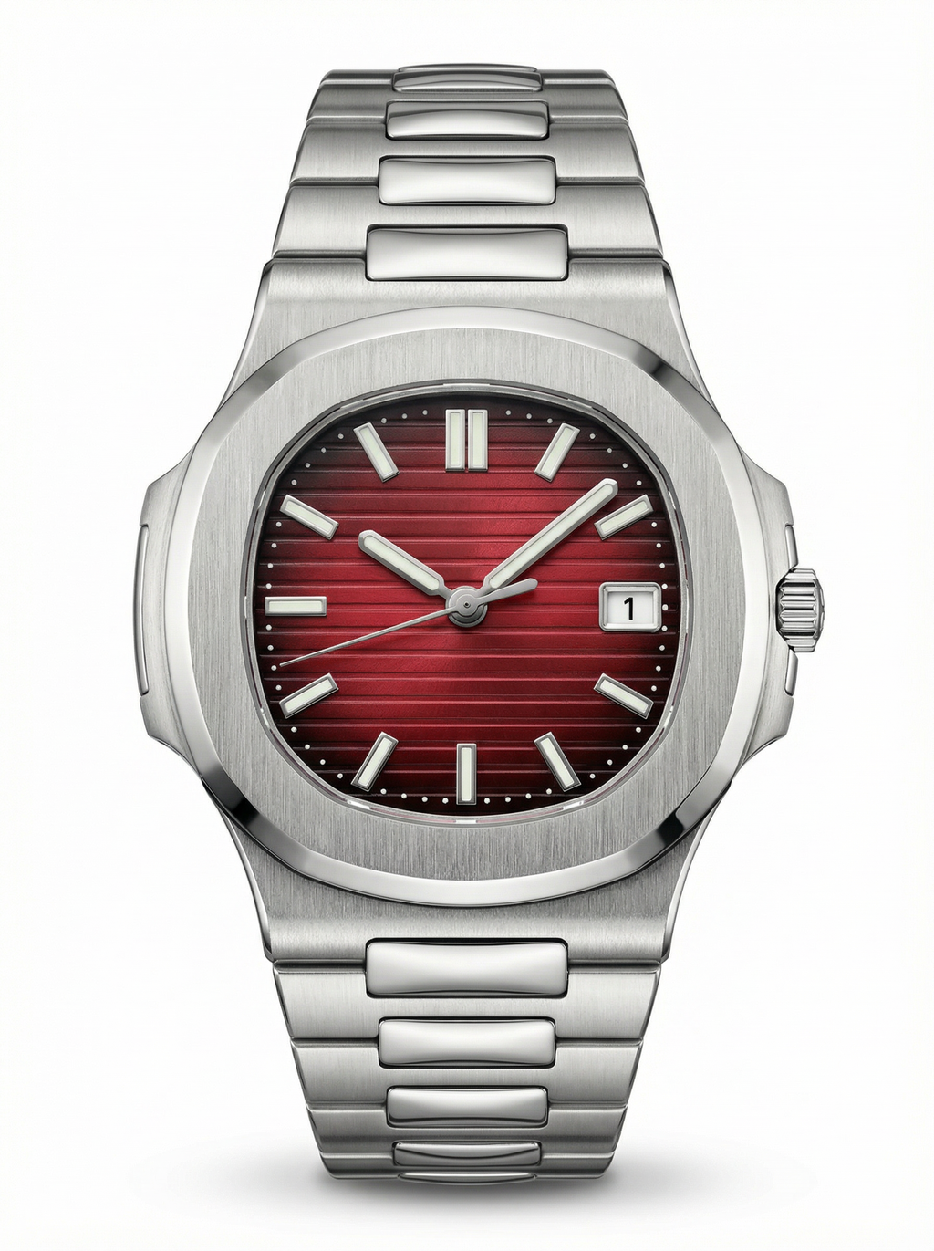 Naut Mod – Steel · Red Dial – 41mm – Automatic