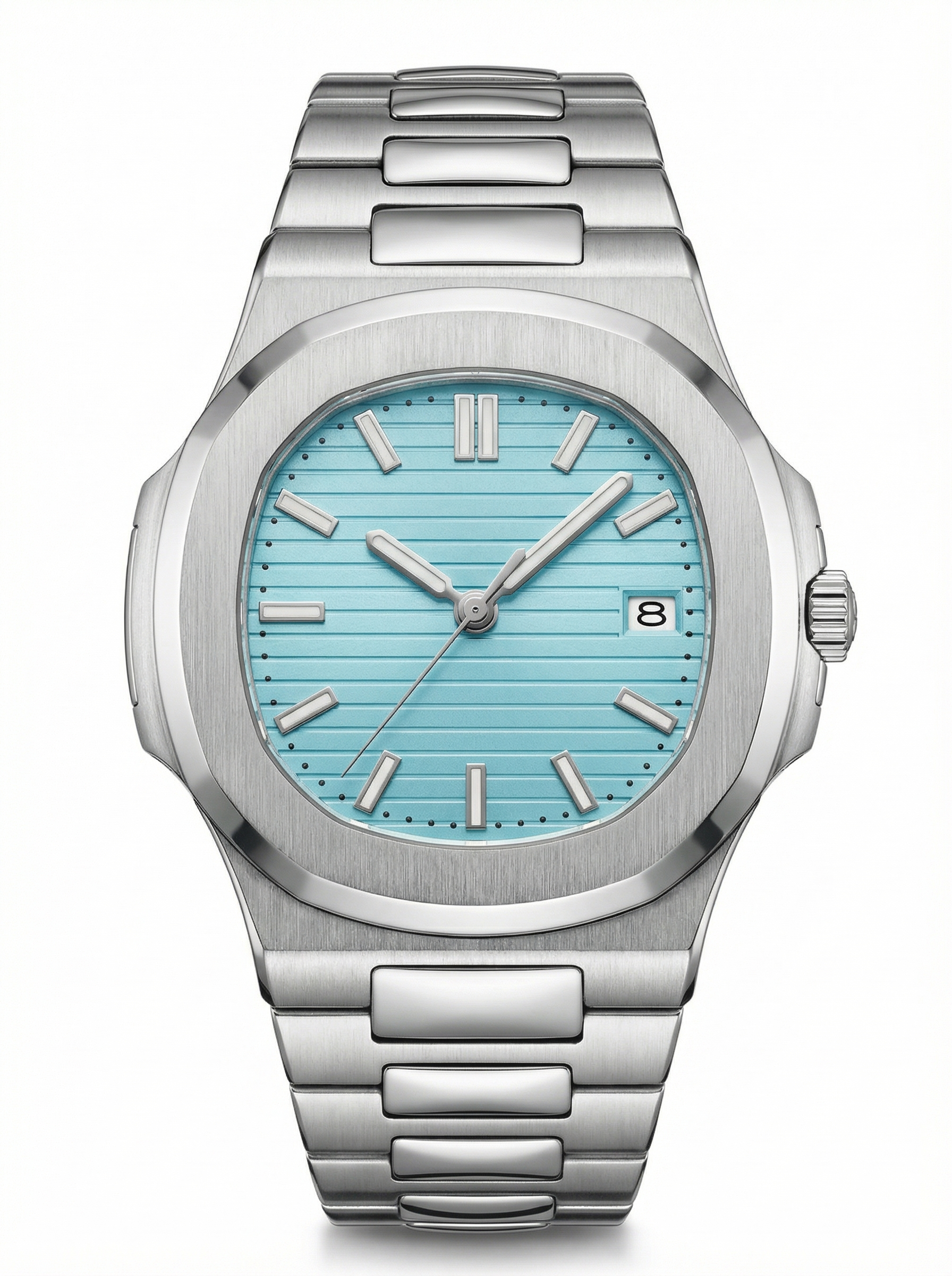 Naut Mod – Steel · Ice-Blue Dial – 41mm – Automatic