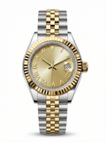Lady Mod – Two-Tone Gold · Champagne Roman Dial – 28mm – Automatic