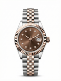 Lady Mod – Two-Tone Rose Gold · Brown Diamond Dial – 28mm – Automatic
