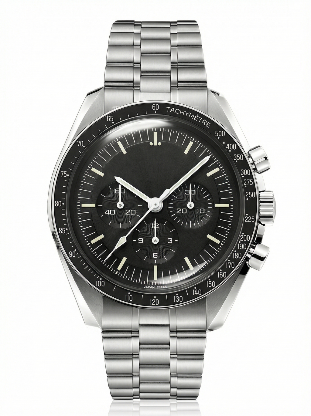 Moon Mod – Black Chronograph · Steel – 42mm – Chronograph