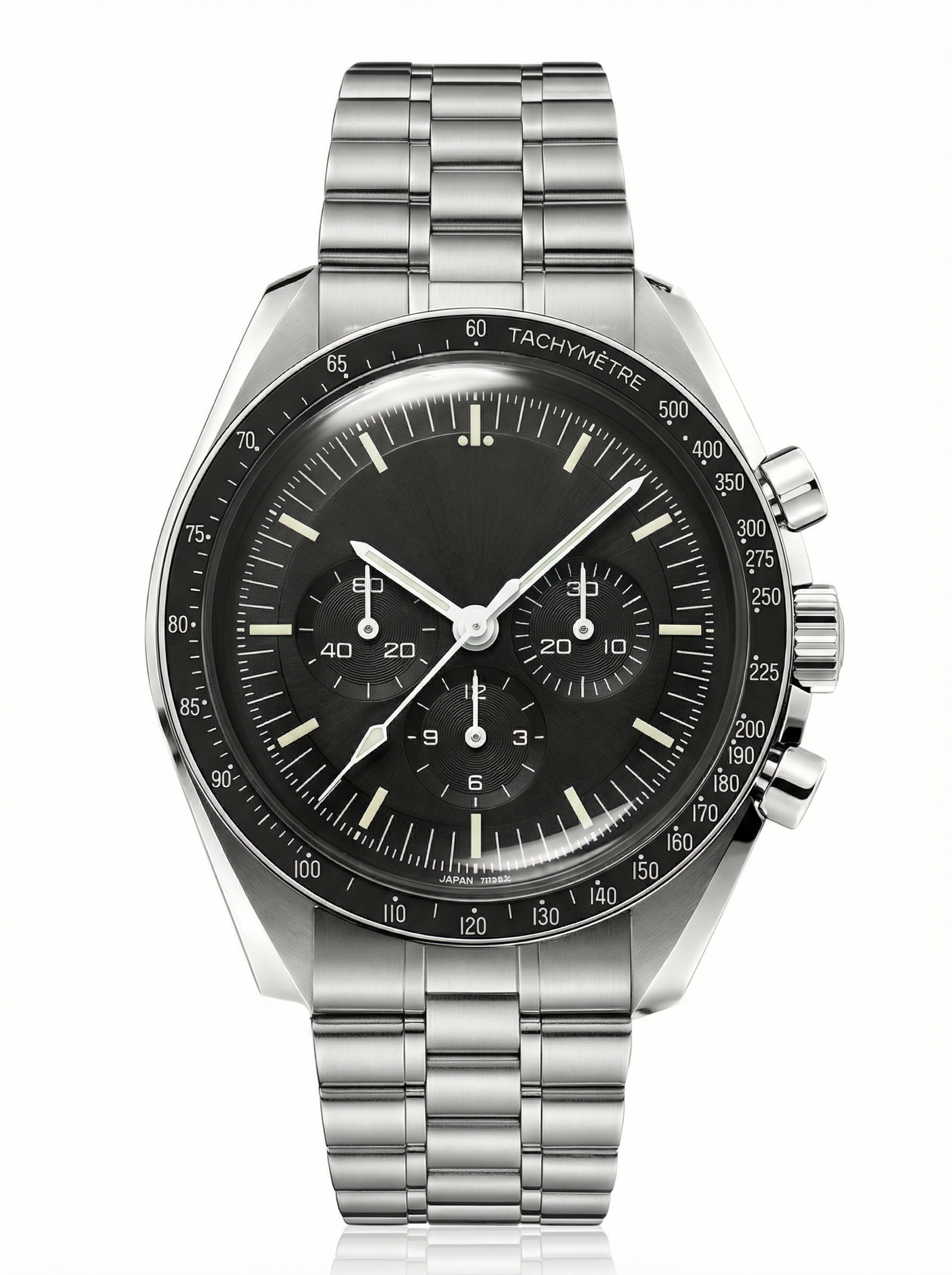 Moon Mod – Black Chronograph · Steel – 42mm – Chronograph