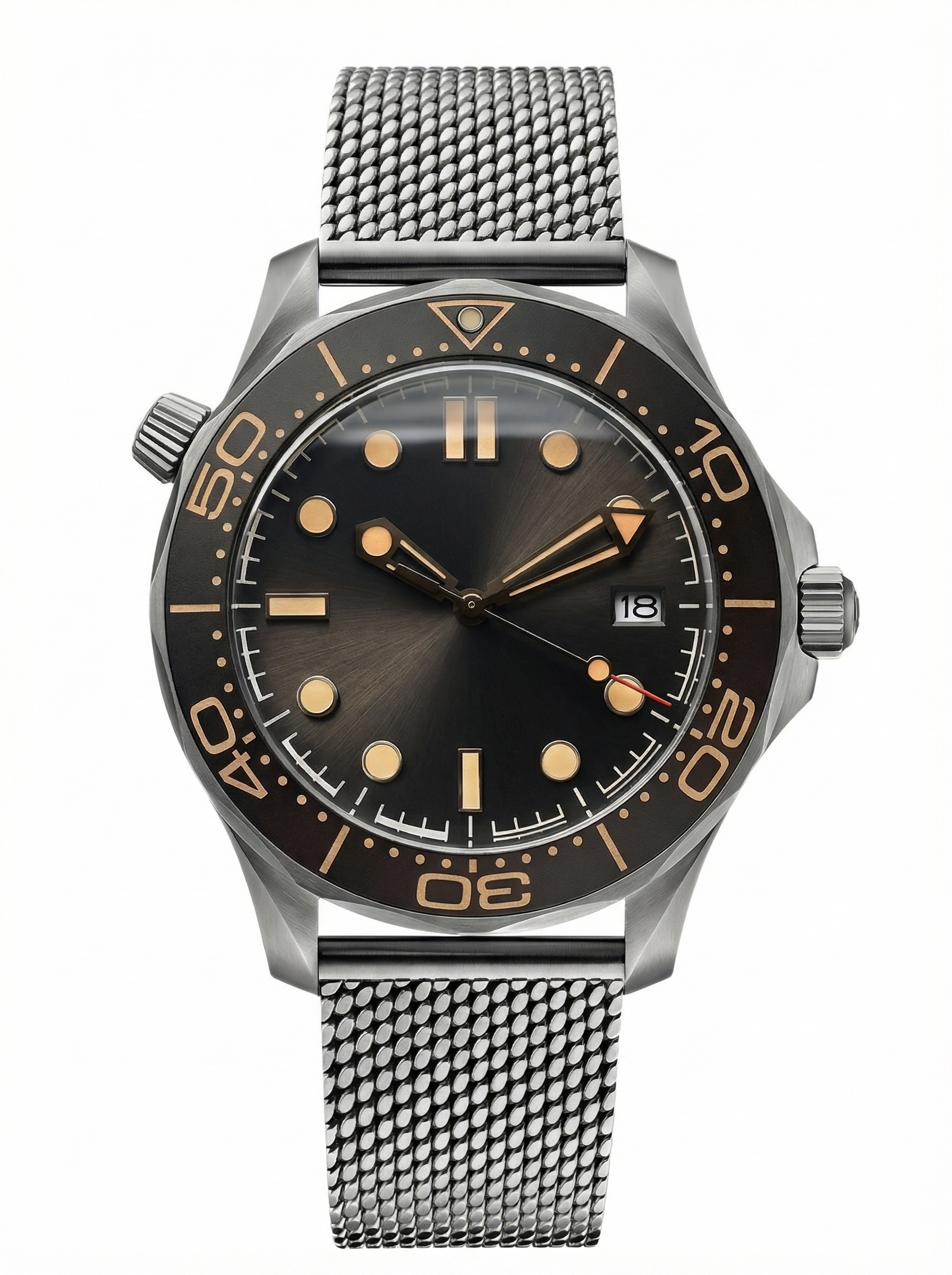Moon Mod – Brown Gradient Diver · Mesh – 42mm – Automatic