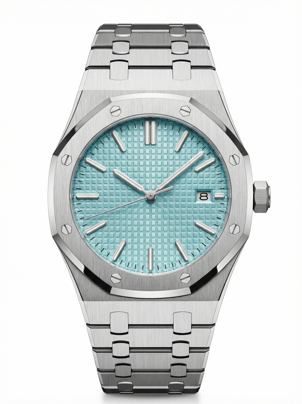 Oak Mod – Steel · Light Blue Chronograph – 41mm – Chronograph