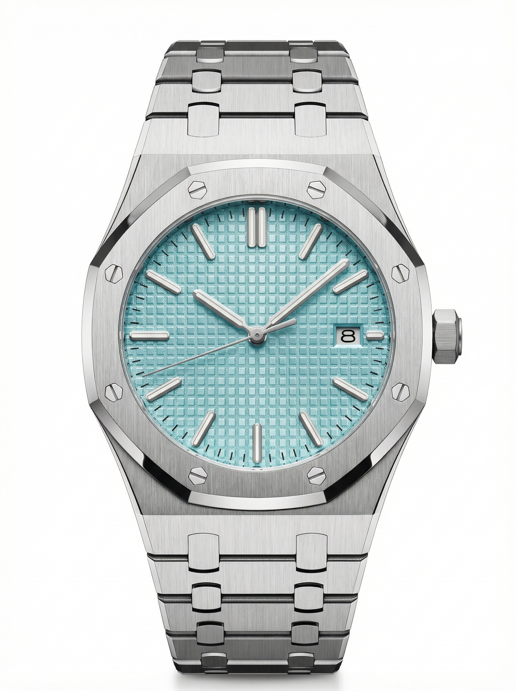 Oak Mod – Steel · Light Blue Chronograph – 41mm – Chronograph