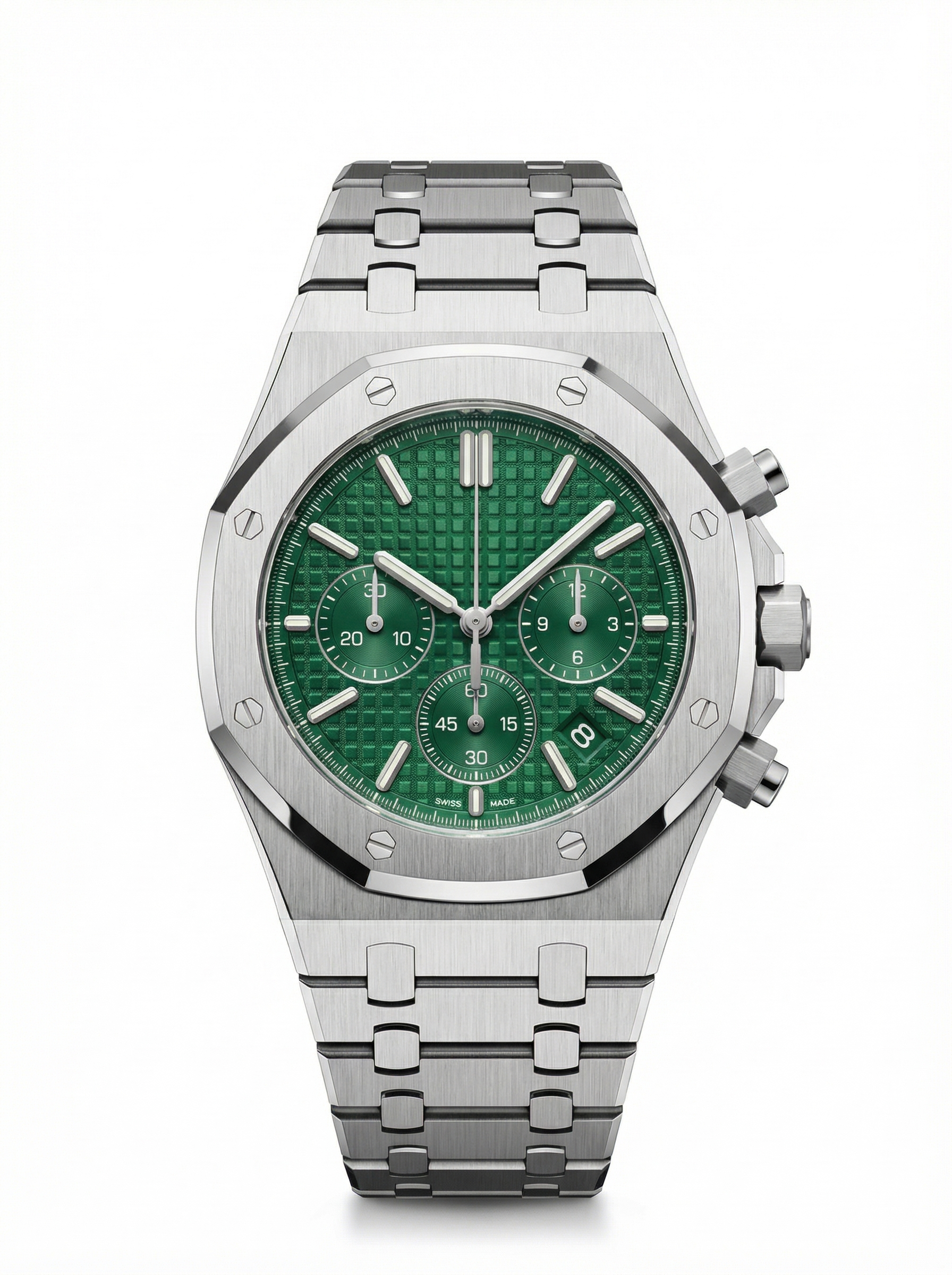 Oak Mod – Steel · Green Tapisserie Chronograph – 41mm – Chronograph
