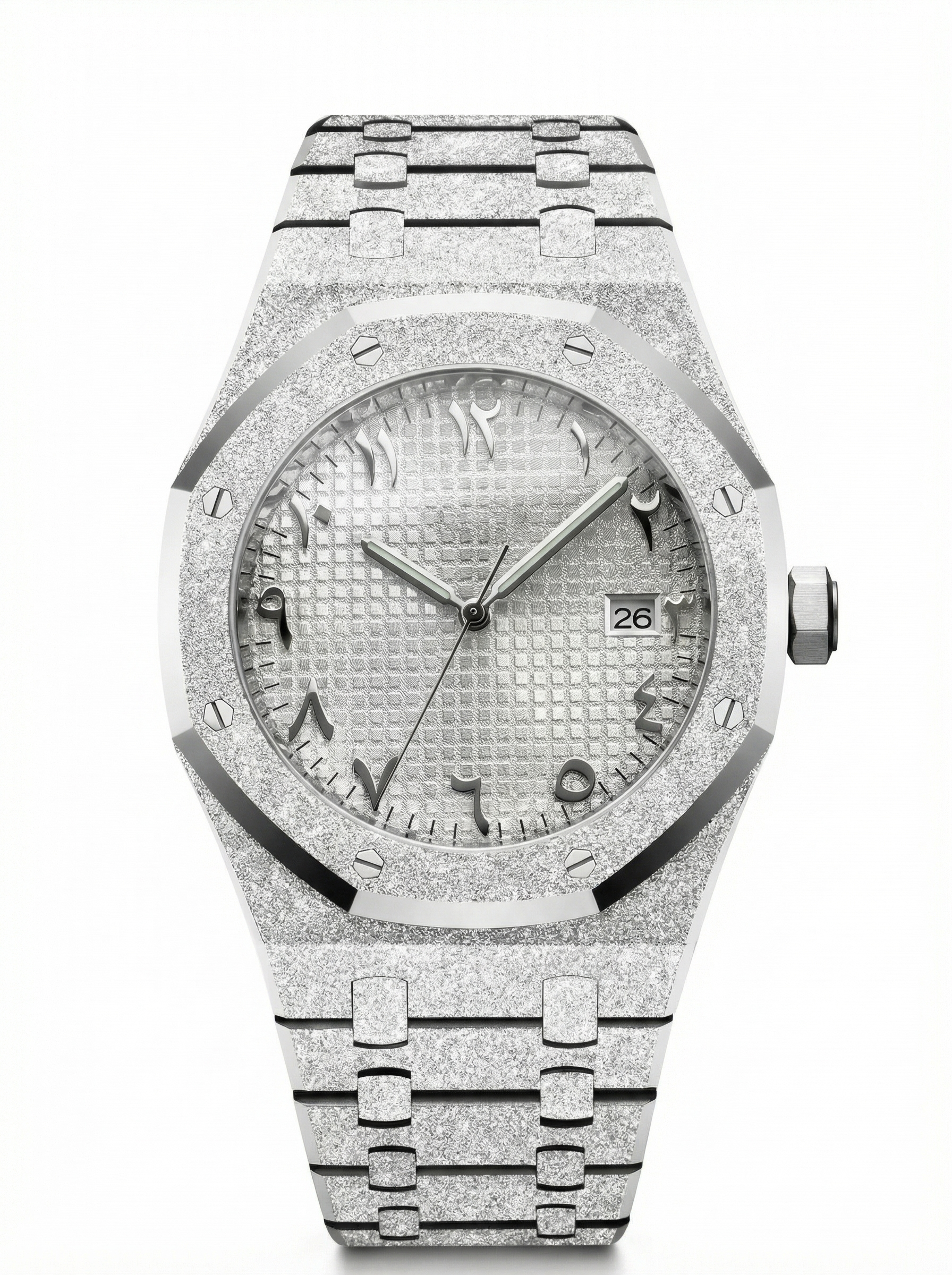 Oak Mod – Steel · Frosted Silver Dial – 41mm – Automatic