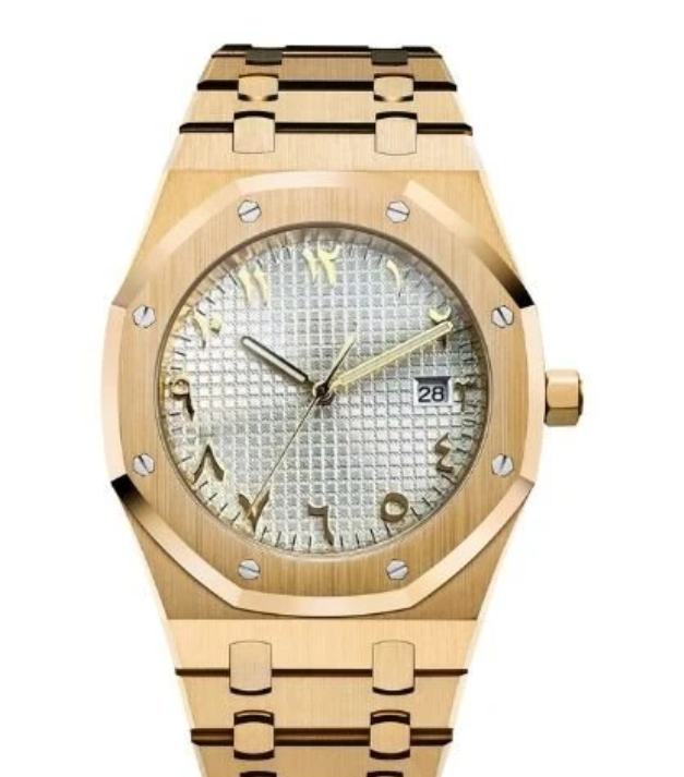 Oak Mod – Rose Gold · MOP Arabic Dial – 41mm – Automatic