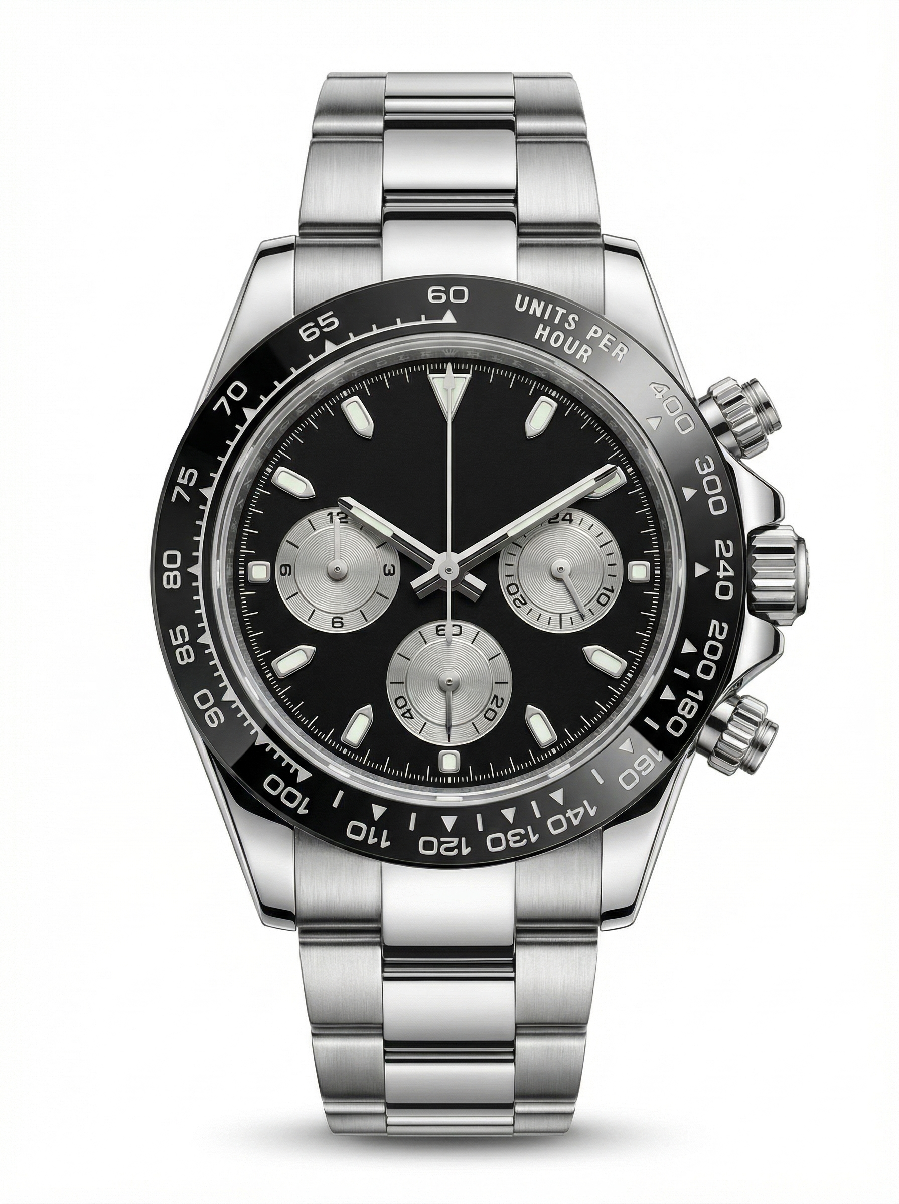 Tona Mod – Steel · Slate Dial – 40mm – Chronograph