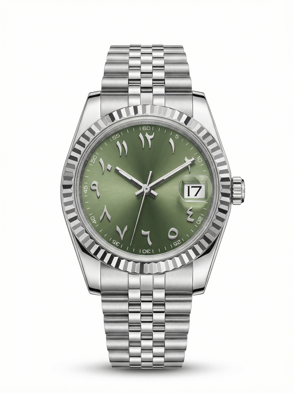 Date Mod – Steel · Green Arabic Dial – 40mm – Automatic