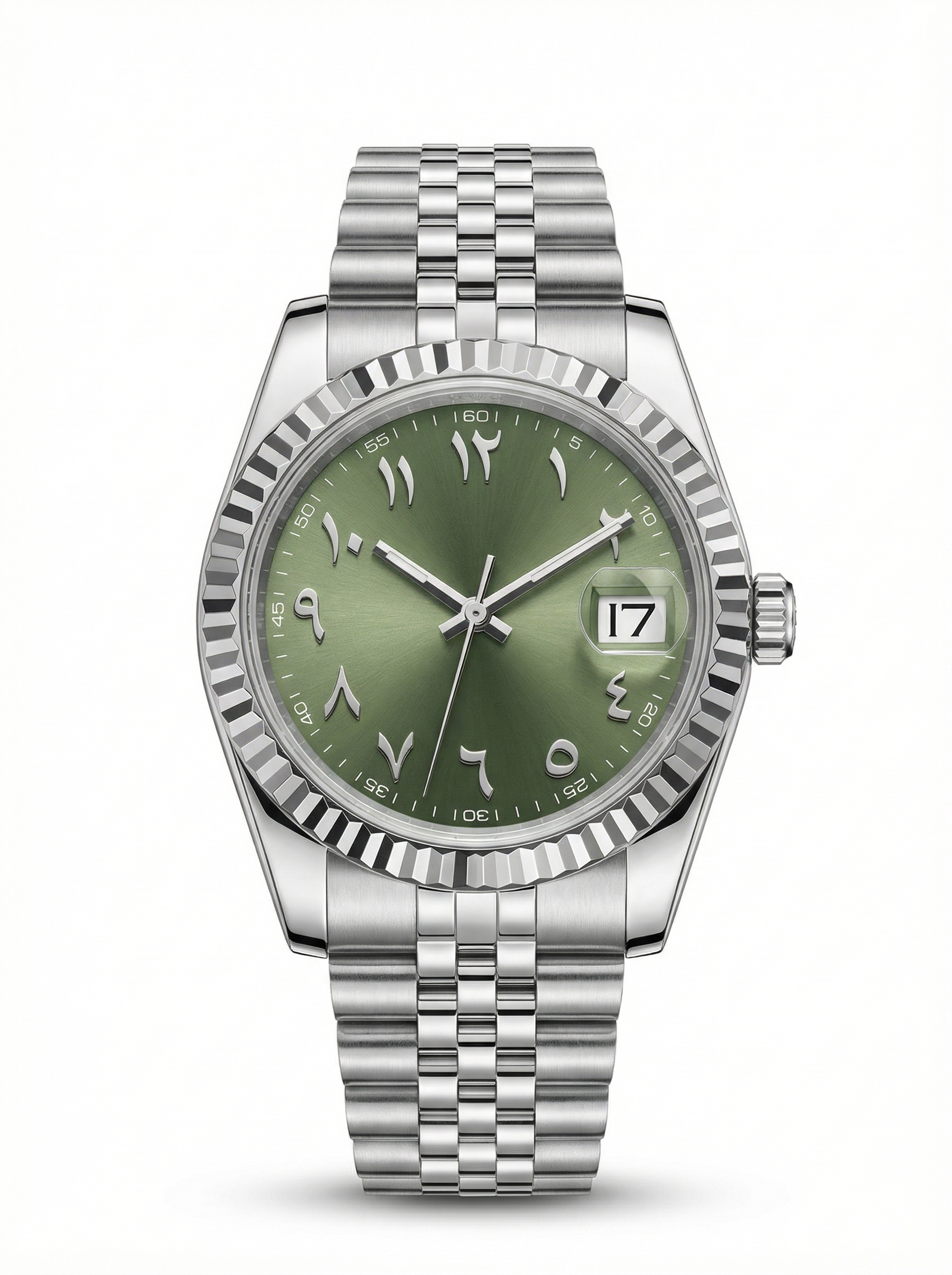 Date Mod – Steel · Green Arabic Dial – 40mm – Automatic