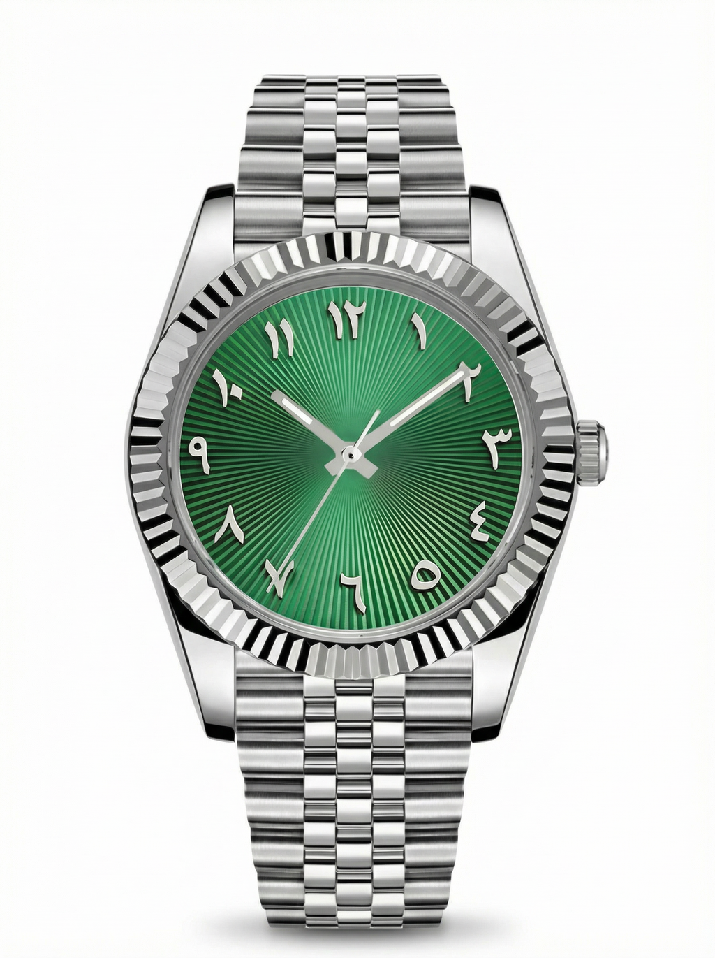 Date Mod – Steel · Green Arabic Dial III – 40mm – Automatic