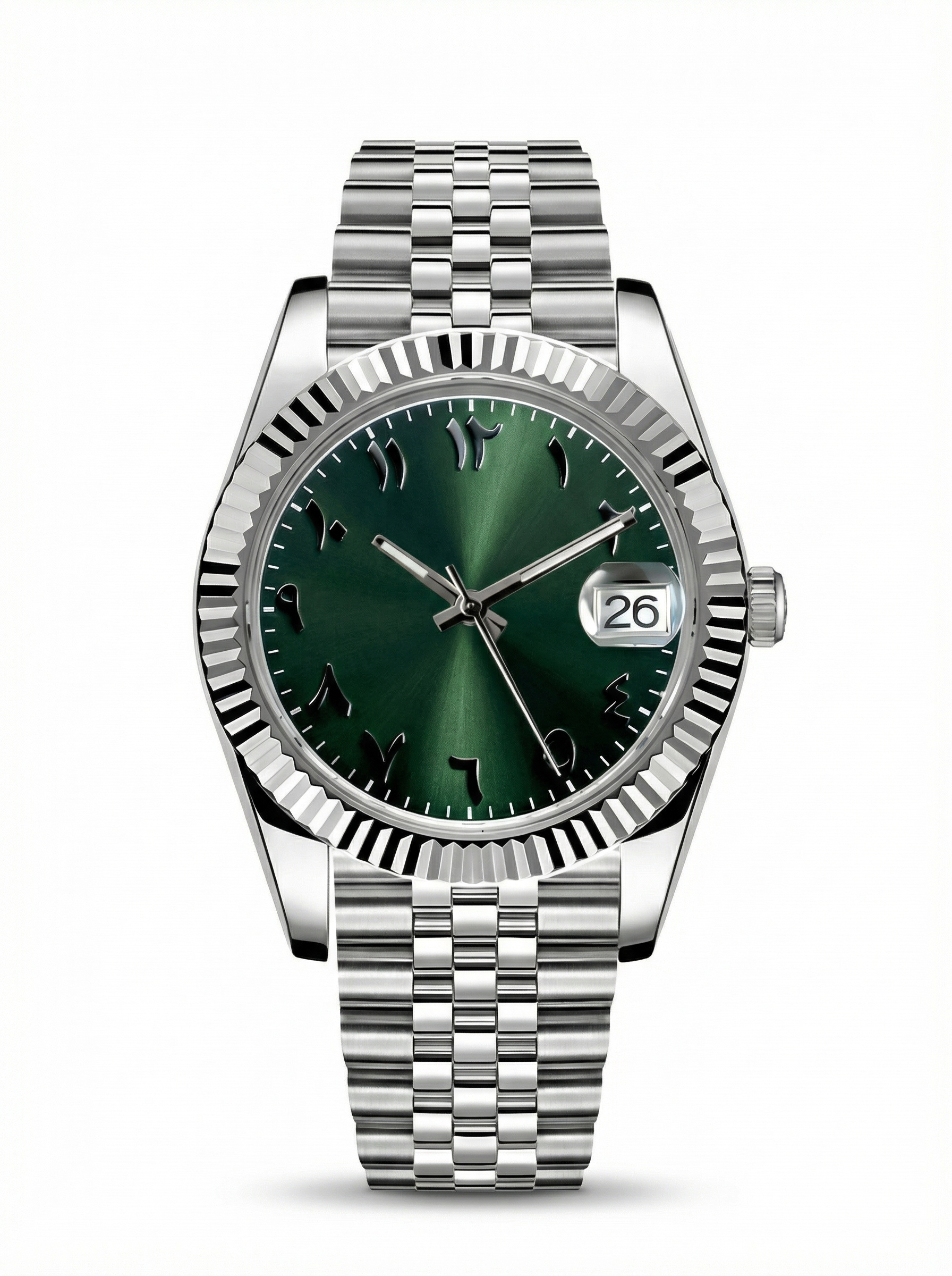 Date Mod – Steel · Green Stick Dial II – 40mm – Automatic