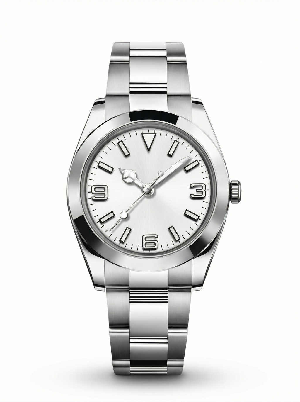 Date Mod – Steel · Silver Explorer Dial – 40mm – Automatic