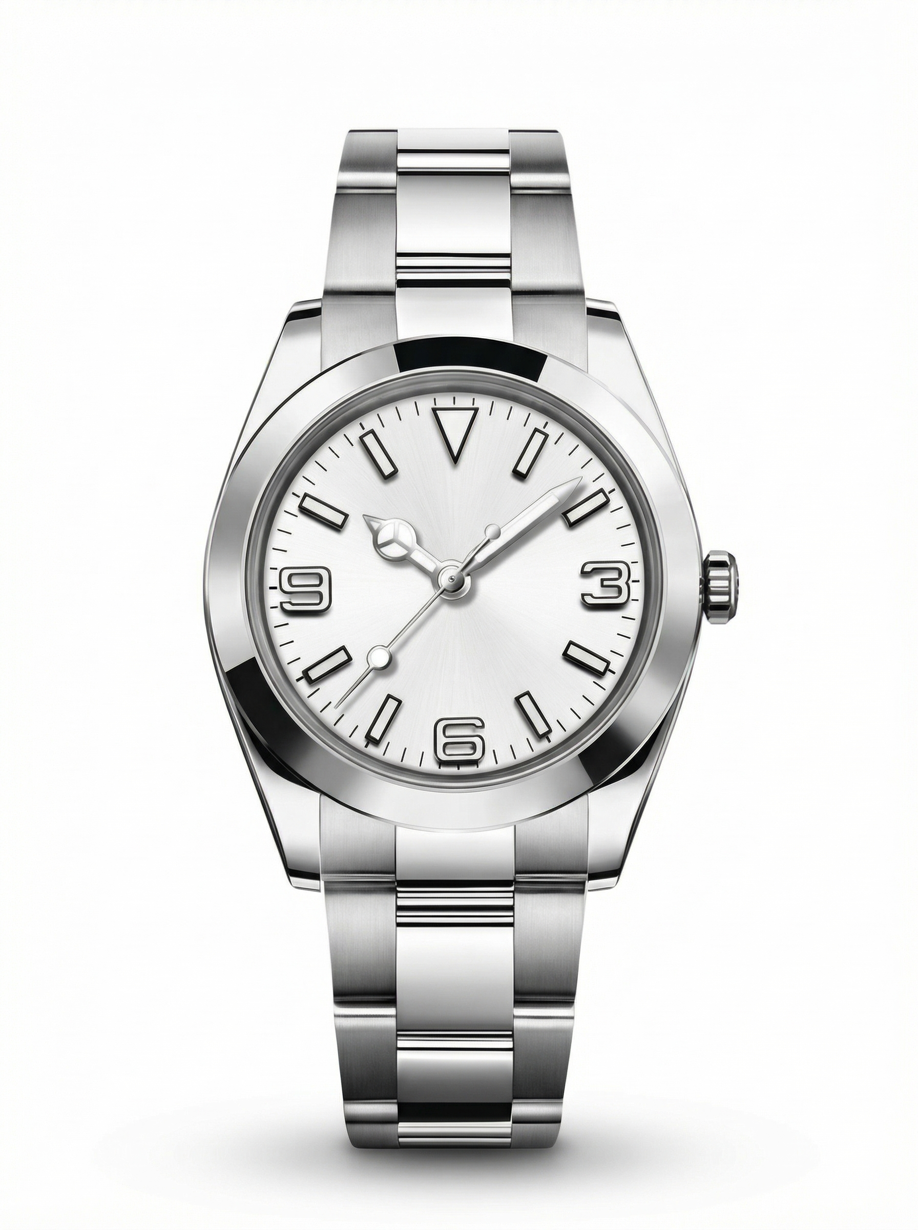 Date Mod – Steel · Silver Explorer Dial – 40mm – Automatic