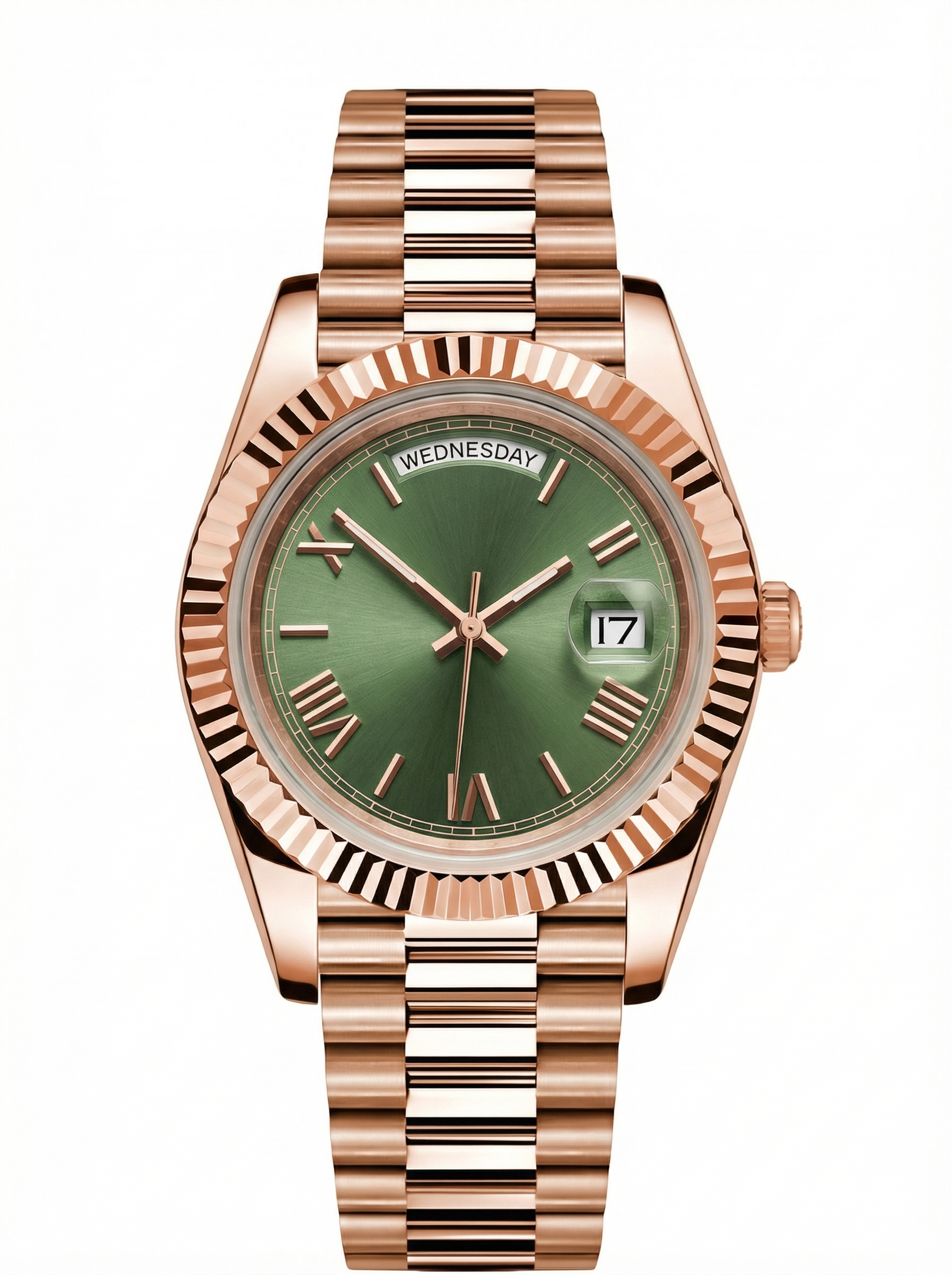 Day Mod – Rose Gold · Green Dial – 40mm – Automatic