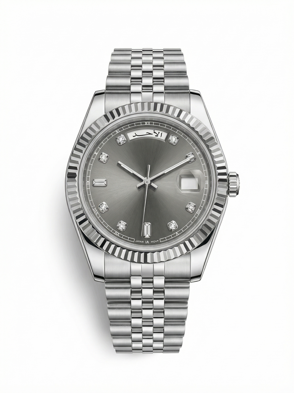Day Mod – White Gold · Grey Dial – 40mm – Automatic