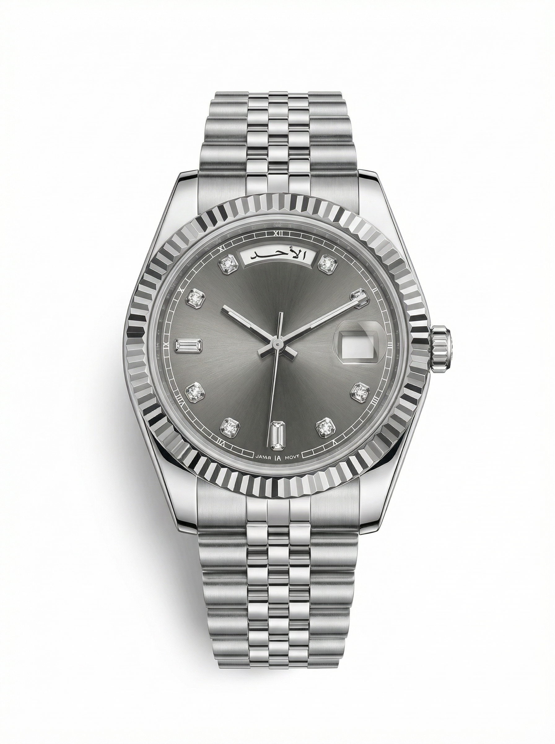 Day Mod – White Gold · Grey Dial – 40mm – Automatic