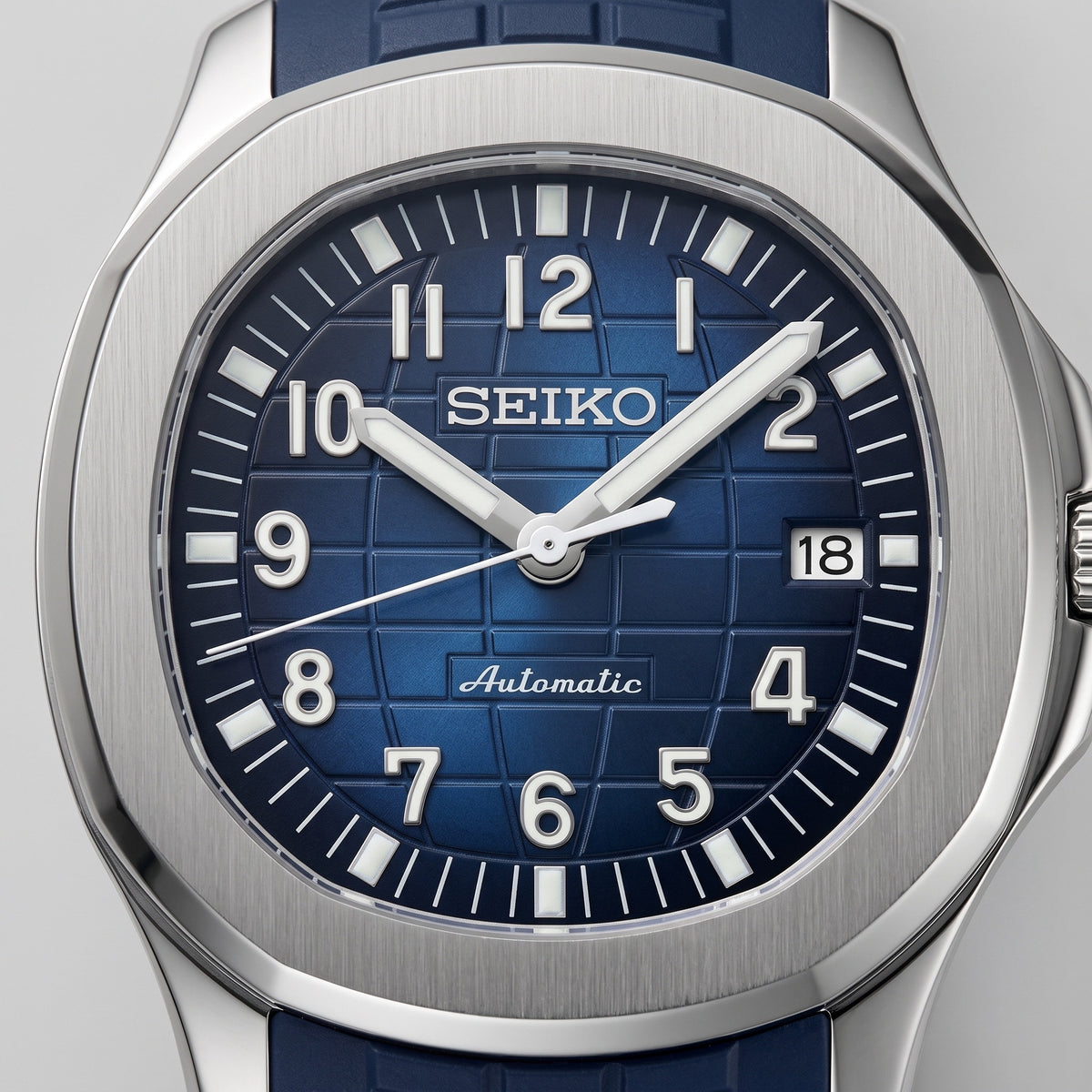 Aqua Mod – Blue Dial – 41mm – Automatic – dial detail