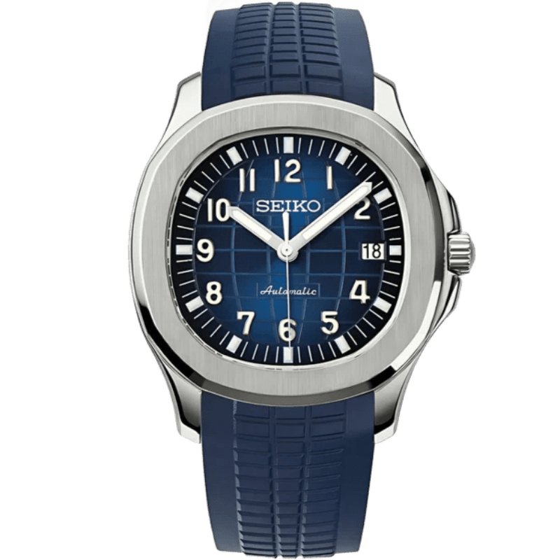 Aqua Mod – Blue Dial – 41mm – Automatic — with Seiko logo