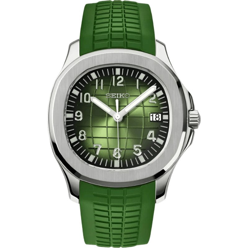 Aqua Mod – Green Dial – 41mm – Automatic — with Seiko logo