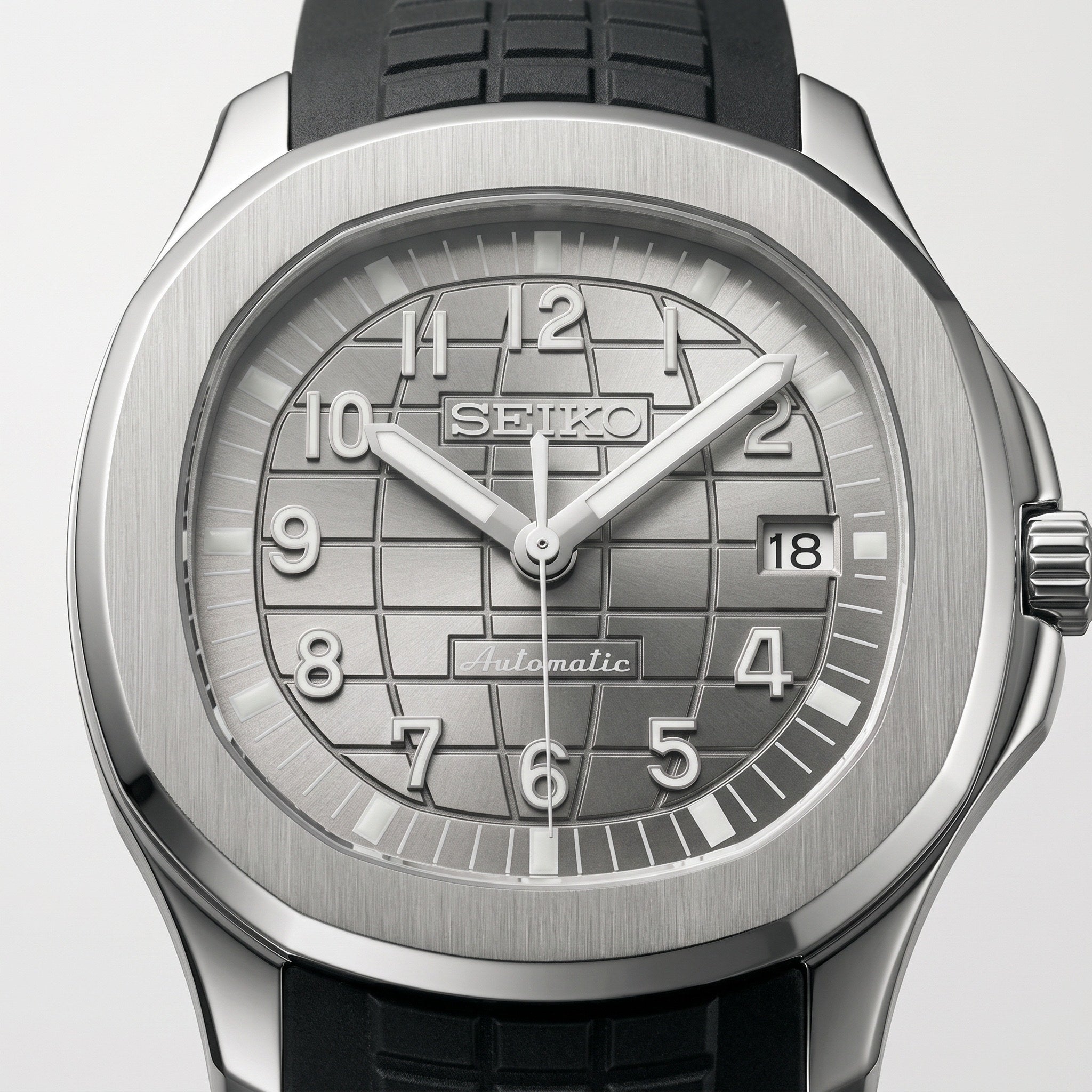 Aqua Mod – Grey Dial – 41mm – Automatic – dial detail