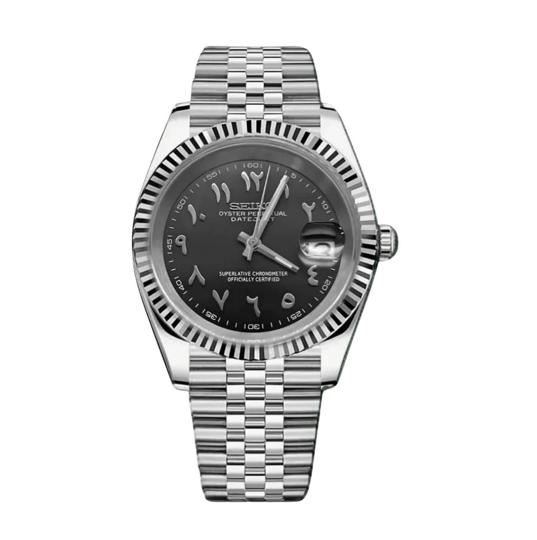 Classic Series - Black Arabic Dial Steel