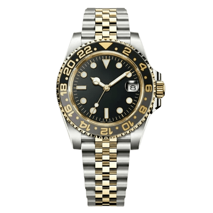 Dual Time Series - Black Gold Steel 5 Link