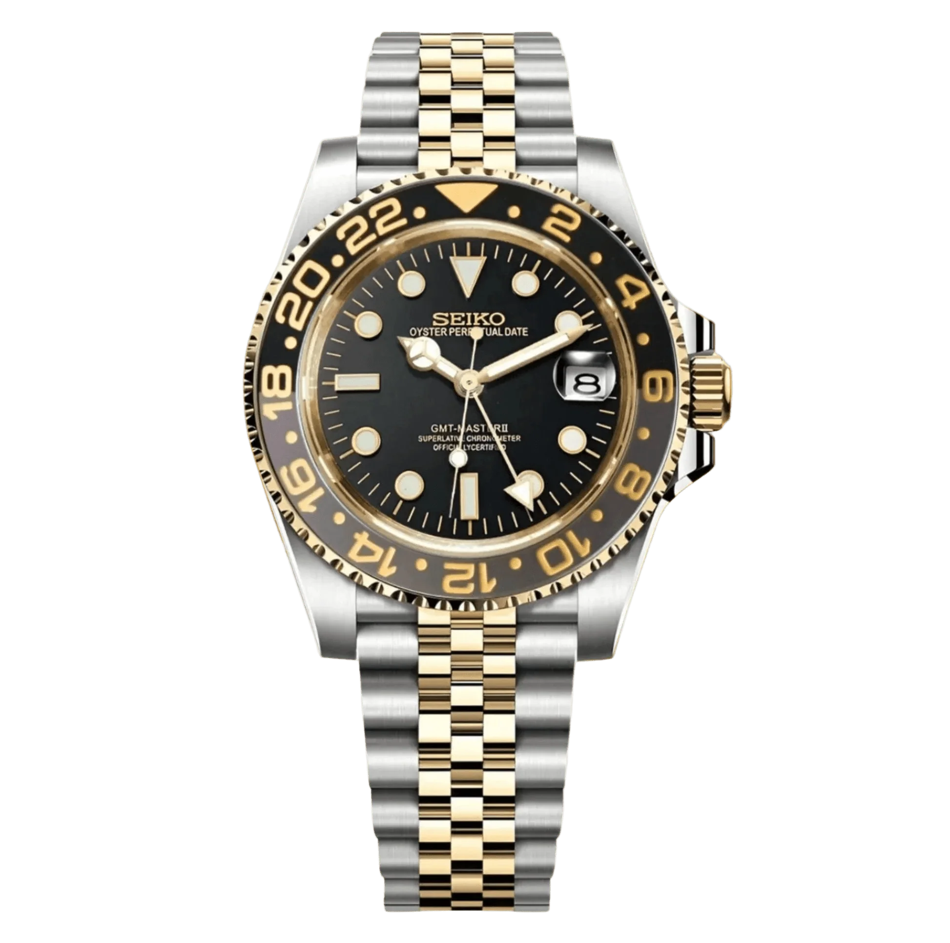 Dual Time Series - Black Gold Steel 5 Link