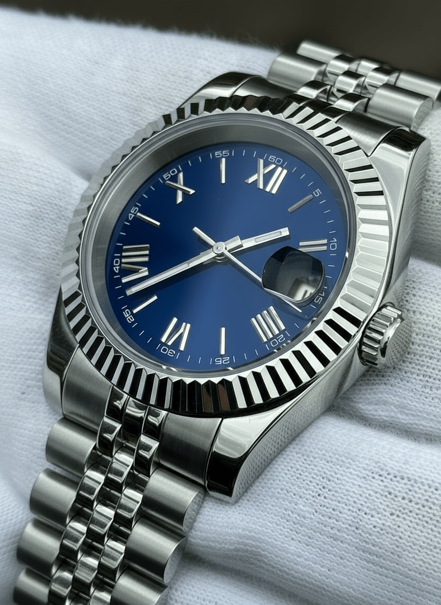 Classic Series - Blue Roman Dial Steel