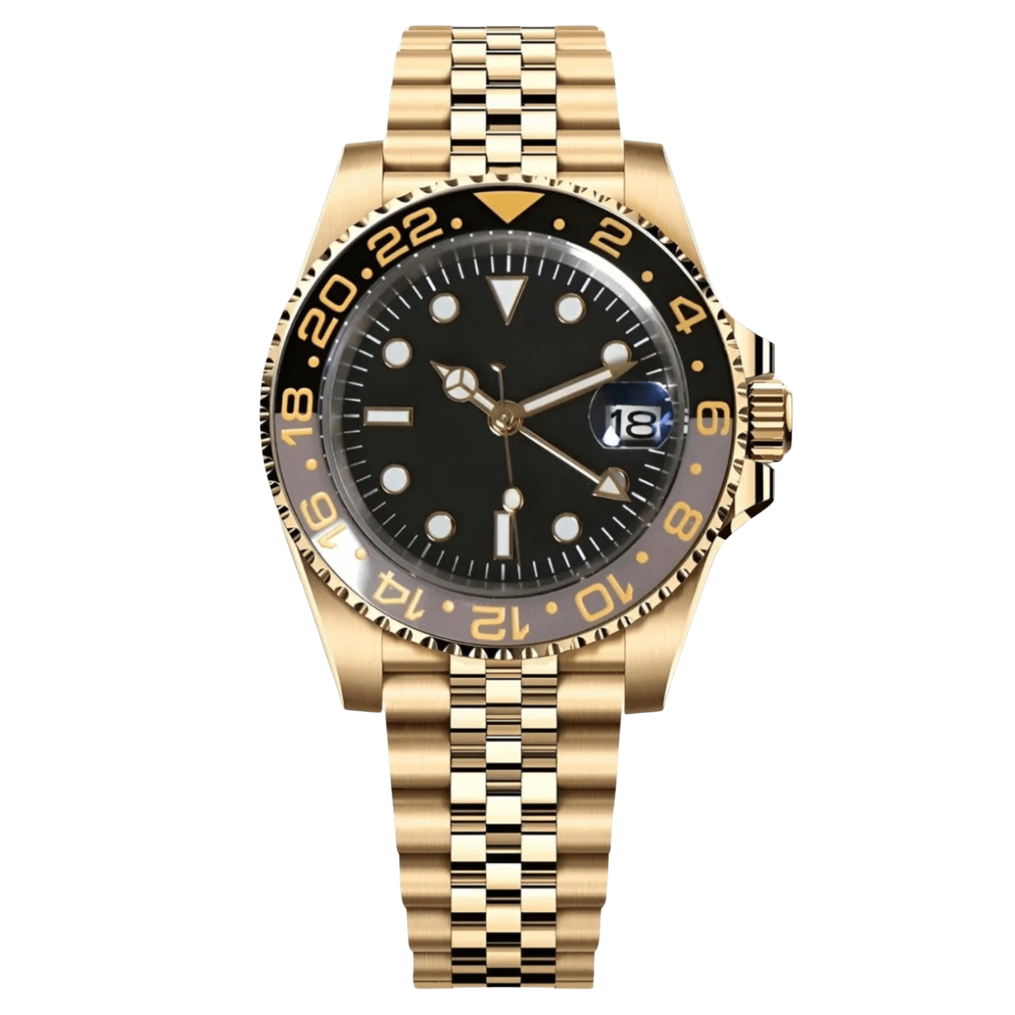 Dual Time Series - Blue Dial Steel Jubliee Copy