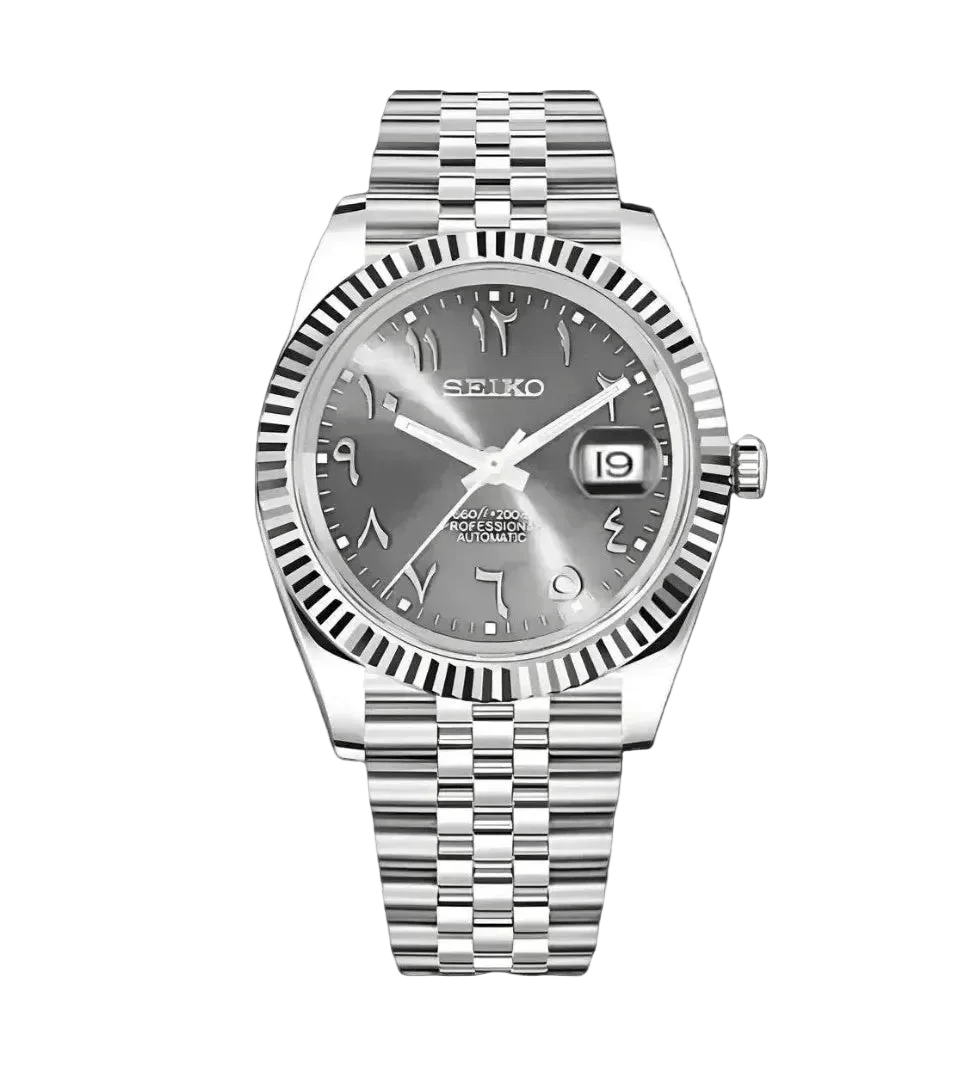 Classic Series - Arabic Grey Dial Stainless Steel Nh35