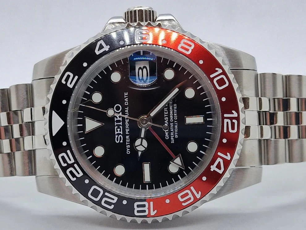 Dual Time Series - Red Black Steel 5 Link